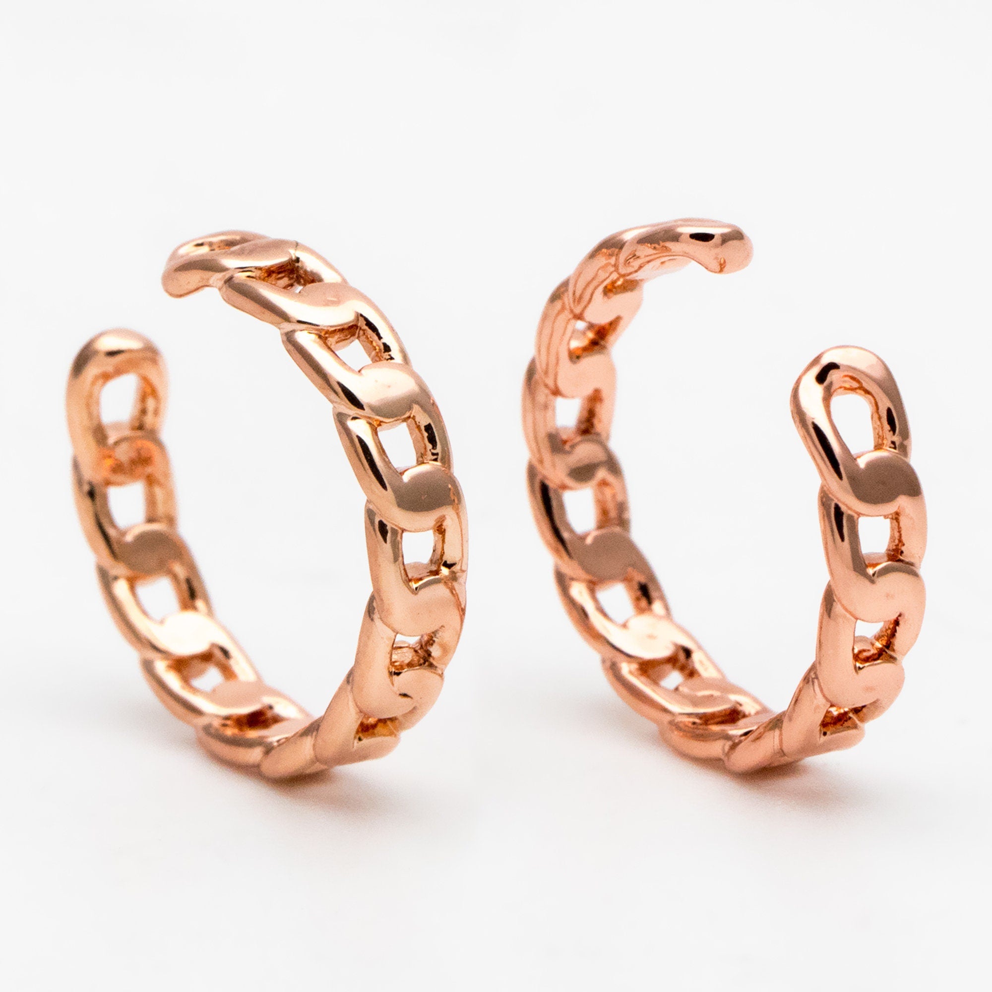 10pcs Gold/ Silver/ Rose Gold Ear Cuff, Cartilage Ear Cuff, Gold/ Rhodium Plated Ear Cuff, Chain Ear Cuff, Cartilage Earrings (GB-2119)